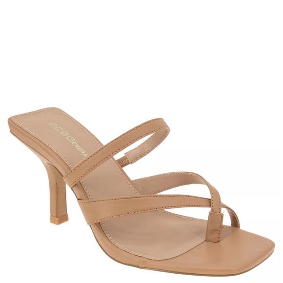 BCBGeneration Shoes - BCBGENERATION Women's Mosina Strappy‎ Sandal TAN LEATHER 7.5M (G 773)
